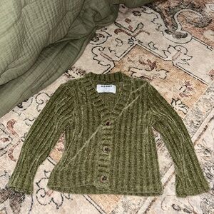 Old Navy green chenille Sweater